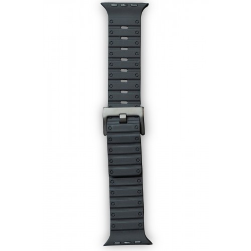 Newface Apple Watch 42mm Magnus Mıknatıslı Silikon Kordon - Siyah Newface Apple Watch 42mm Magnus Mıknatıslı Silikon Kordon - Siyah