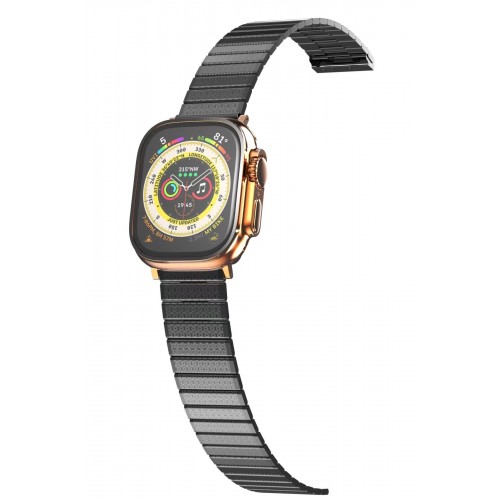 Newface Apple Watch 38mm Made Metal Kordon - Siyah Newface Apple Watch 38mm Made Metal Kordon - Siyah