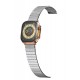 Newface Apple Watch 41mm Made Metal Kordon - Gümüş Newface Apple Watch 41mm Made Metal Kordon - Gümüş