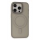 Newface iPhone 15 Pro Max Kılıf Oslo Magsafe Kapak - Titan Gri Newface iPhone 15 Pro Max Kılıf Oslo Magsafe Kapak - Titan Gri