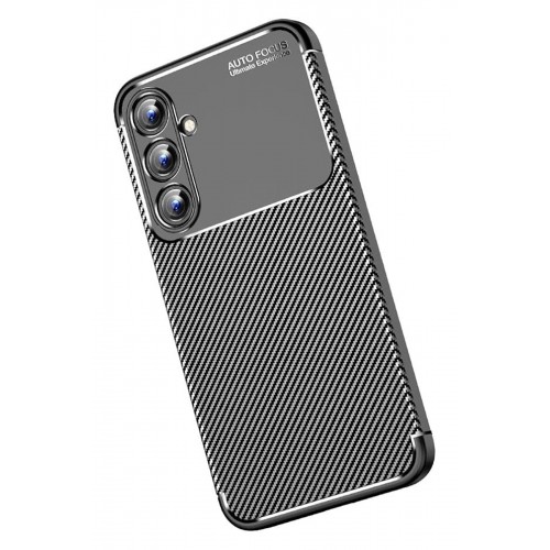 Newface Samsung Galaxy A25 5G Kılıf Focus Karbon Silikon - Siyah Newface Samsung Galaxy A25 5G Kılıf Focus Karbon Silikon - Siyah