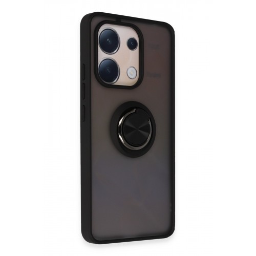 Newface Xiaomi Redmi Note 13 4G Kılıf Montreal Yüzüklü Silikon Kapak - Siyah Newface Xiaomi Redmi Note 13 4G Kılıf Montreal Yüzüklü Silikon Kapak - Siyah