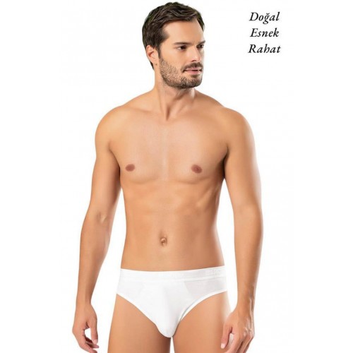 Erdem Beyaz Erkek Süper İnce Doğal Bambu Slip 1011 Renk Beyaz Beden M Erdem Beyaz Erkek Süper İnce Doğal Bambu Slip 1011 Renk Beyaz Beden M