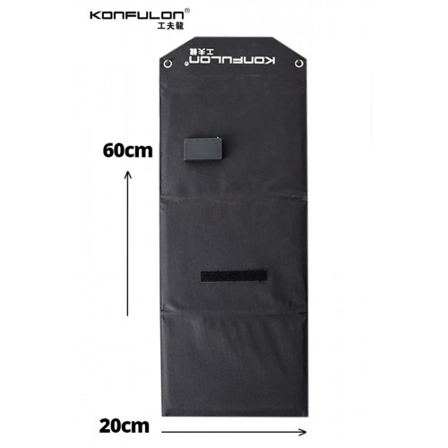 Konfulon SH-03 30W Hızlı Şarj Taşınabilir Güneş Enerji Paneli Şarj İstasyonu - Siyah Konfulon SH-03 30W Hızlı Şarj Taşınabilir Güneş Enerji Paneli Şarj İstasyonu - Siyah