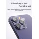 Yesido iPhone 15 Pro WB27 Metal Kamera Lens - Lacivert Yesido iPhone 15 Pro WB27 Metal Kamera Lens - Lacivert