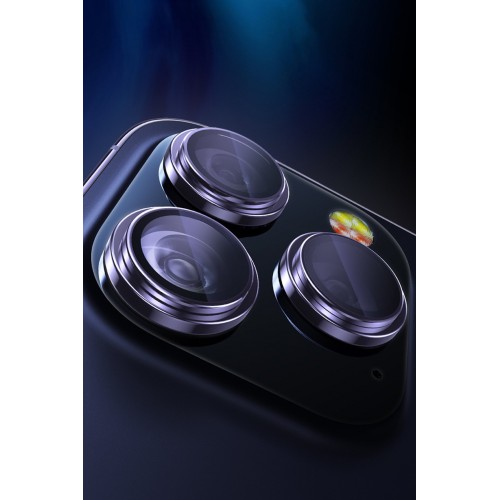 Yesido iPhone 15 Pro WB27 Metal Kamera Lens - Lacivert Yesido iPhone 15 Pro WB27 Metal Kamera Lens - Lacivert