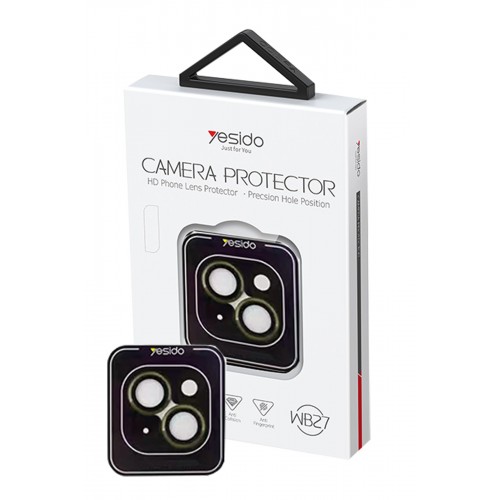 Yesido iPhone 14 WB27 Metal Kamera Lens - Sarı Yesido iPhone 14 WB27 Metal Kamera Lens - Sarı