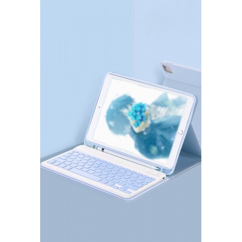 Newface Samsung Galaxy X200 Tab A8 10.5 Kılıf KC01 Smart Klavyeli Tablet Kılıfı - Mavi Newface Samsung Galaxy X200 Tab A8 10.5 Kılıf KC01 Smart Klavyeli Tablet Kılıfı - Mavi
