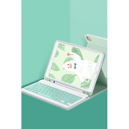 Newface iPad 2022 10.9 (10.nesil) Kılıf KC01 Smart Klavyeli Tablet Kılıfı - Açık Yeşil Newface iPad 2022 10.9 (10.nesil) Kılıf KC01 Smart Klavyeli Tablet Kılıfı - Açık Yeşil