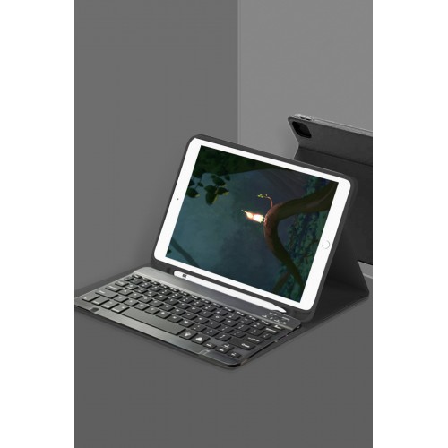 Newface Samsung Galaxy T737 Tab S7 FE 12.4 Kılıf KC01 Smart Klavyeli Tablet Kılıfı - Siyah Newface Samsung Galaxy T737 Tab S7 FE 12.4 Kılıf KC01 Smart Klavyeli Tablet Kılıfı - Siyah