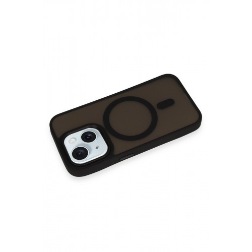 Newface iPhone 15 Kılıf Oslo Magsafe Kapak - Siyah Newface iPhone 15 Kılıf Oslo Magsafe Kapak - Siyah