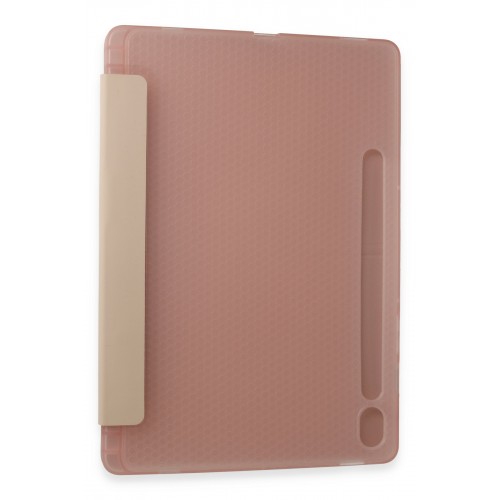 Newface Samsung Galaxy X510 Tab S9 FE 11 Kılıf Kalemlikli Mars Tablet Kılıfı - Rose Gold Newface Samsung Galaxy X510 Tab S9 FE 11 Kılıf Kalemlikli Mars Tablet Kılıfı - Rose Gold