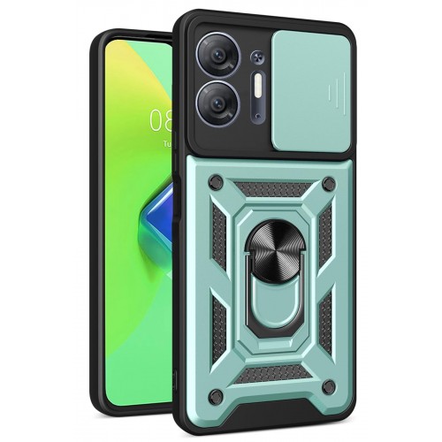 Newface İnfinix Hot 30 5G Kılıf Pars Lens Yüzüklü Silikon - Yeşil Newface İnfinix Hot 30 5G Kılıf Pars Lens Yüzüklü Silikon - Yeşil