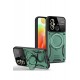 Newface Xiaomi Redmi 12C Kılıf Joy Lens Standlı Kapak - Koyu Yeşil Newface Xiaomi Redmi 12C Kılıf Joy Lens Standlı Kapak - Koyu Yeşil