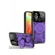Newface Xiaomi Redmi 12C Kılıf Joy Lens Standlı Kapak - Mor Newface Xiaomi Redmi 12C Kılıf Joy Lens Standlı Kapak - Mor