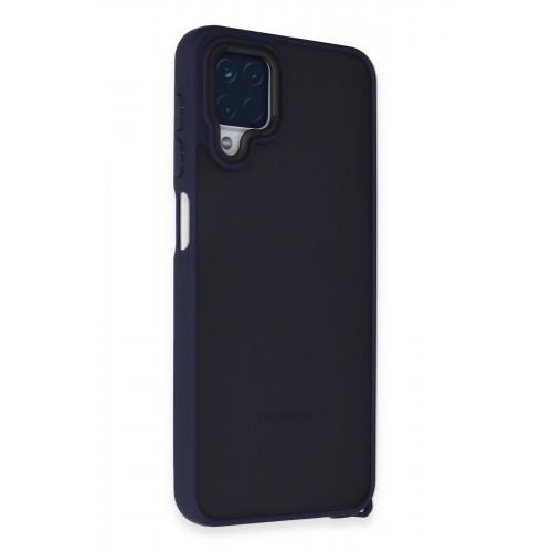 Newface Samsung Galaxy M12 Kılıf Elegant Kapak - Lacivert Newface Samsung Galaxy M12 Kılıf Elegant Kapak - Lacivert