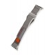 Newface Apple Watch 41mm Alice Kumaş Kordon - Gri-Beyaz Newface Apple Watch 41mm Alice Kumaş Kordon - Gri-Beyaz