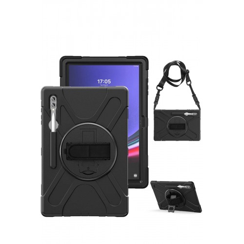 Newface Samsung Galaxy X910 Tab S9 Ultra 14.6 Kılıf Amazing Tablet Kapak - Siyah Newface Samsung Galaxy X910 Tab S9 Ultra 14.6 Kılıf Amazing Tablet Kapak - Siyah