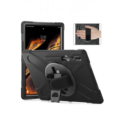 Newface Samsung Galaxy X900 Tab S8 Ultra 14.6 Kılıf Amazing Tablet Kapak - Siyah Newface Samsung Galaxy X900 Tab S8 Ultra 14.6 Kılıf Amazing Tablet Kapak - Siyah