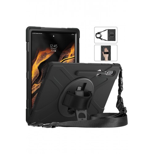 Newface Samsung Galaxy X900 Tab S8 Ultra 14.6 Kılıf Amazing Tablet Kapak - Siyah Newface Samsung Galaxy X900 Tab S8 Ultra 14.6 Kılıf Amazing Tablet Kapak - Siyah