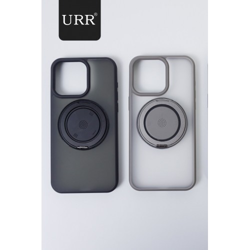 URR iPhone 15 Pro Perfume Magsafe Standlı Kapak - Siyah URR iPhone 15 Pro Perfume Magsafe Standlı Kapak - Siyah
