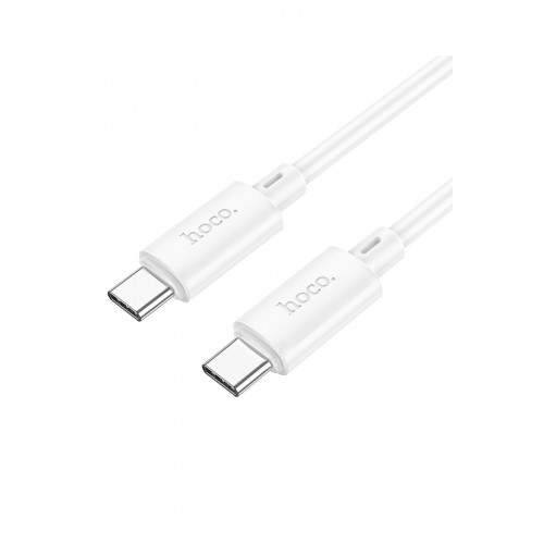 Hoco X88 1M PD 60W Type-C to Type-C Şarj Data Kablosu - Beyaz Hoco X88 1M PD 60W Type-C to Type-C Şarj Data Kablosu - Beyaz