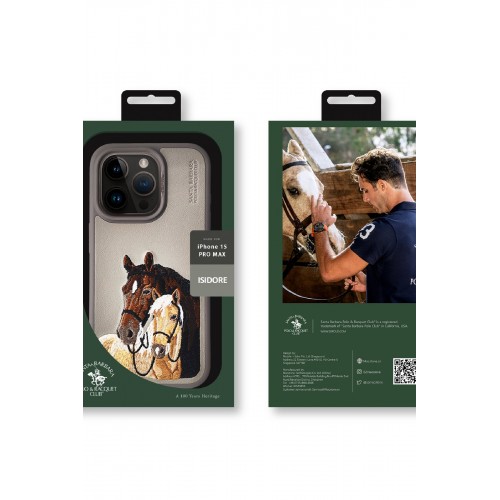 Santa Barbara Polo Racquet Club iPhone 15 Pro Isidore Kapak - Siyah Santa Barbara Polo Racquet Club iPhone 15 Pro Isidore Kapak - Siyah