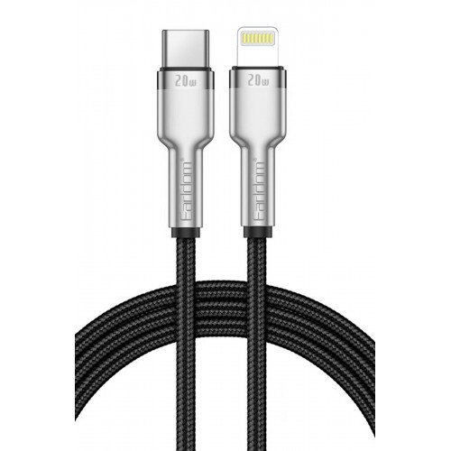 Earldom EC-PD01i 1M 20W Type-C to Lightning PD Hızlı Şarj Kablosu - Siyah Earldom EC-PD01i 1M 20W Type-C to Lightning PD Hızlı Şarj Kablosu - Siyah