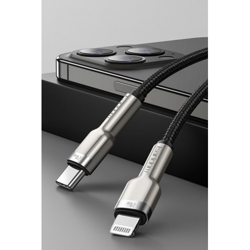 Earldom EC-PD01i 1M 20W Type-C to Lightning PD Hızlı Şarj Kablosu - Siyah Earldom EC-PD01i 1M 20W Type-C to Lightning PD Hızlı Şarj Kablosu - Siyah