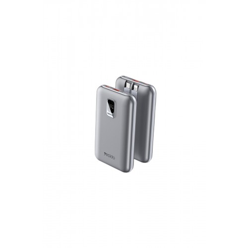 Yesido YP48 10.000 mAh 22.5W Dijital Göstergeli USB3.0 PD Hızlı Şarj Powerbank - Siyah Yesido YP48 10.000 mAh 22.5W Dijital Göstergeli USB3.0 PD Hızlı Şarj Powerbank - Siyah