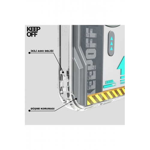Keep Off iPhone 15 Pro Max Future Armor Magsafe Kapak - No1 Machine Keep Off iPhone 15 Pro Max Future Armor Magsafe Kapak - No1 Machine