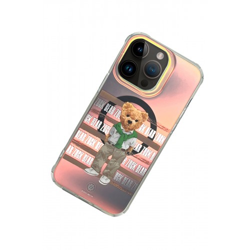 ZuckBear iPhone 15 Pro California Cool Magsafe Kapak - Shirt ZuckBear iPhone 15 Pro California Cool Magsafe Kapak - Shirt