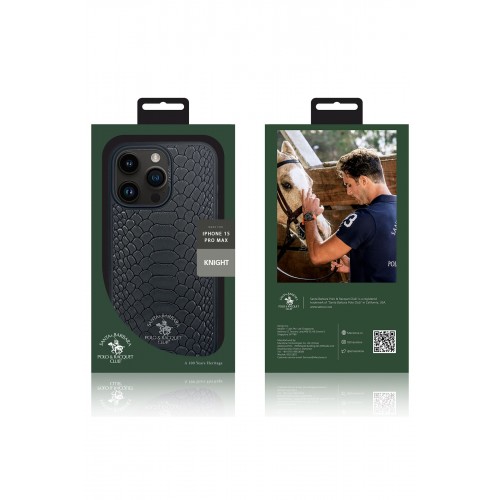 Santa Barbara Polo Racquet Club iPhone 15 Pro Max Knight Deri Kapak - Kırmızı Santa Barbara Polo Racquet Club iPhone 15 Pro Max Knight Deri Kapak - Kırmızı