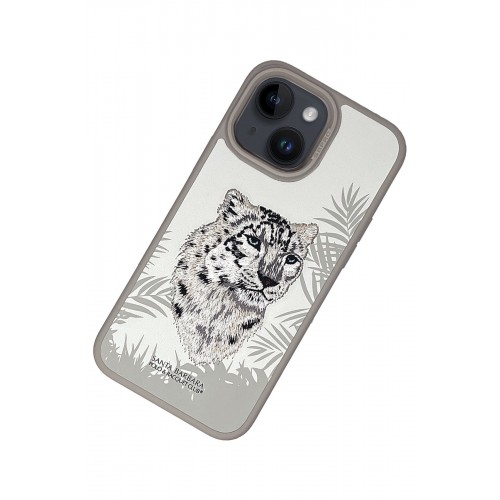 Santa Barbara Polo Racquet Club iPhone 15 Savanna Kapak - Snow Leopard Beyaz Santa Barbara Polo Racquet Club iPhone 15 Savanna Kapak - Snow Leopard Beyaz