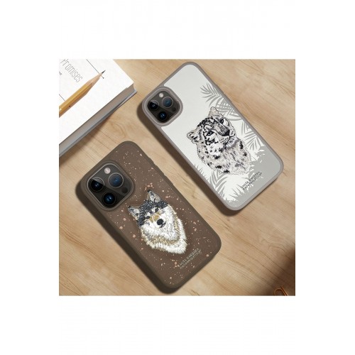 Santa Barbara Polo Racquet Club iPhone 15 Savanna Kapak - Snow Leopard Beyaz Santa Barbara Polo Racquet Club iPhone 15 Savanna Kapak - Snow Leopard Beyaz