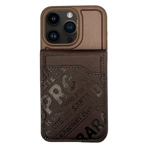 Santa Barbara Polo Racquet Club iPhone 15 Pro Timothy Cüzdanlı Standlı Kapak - Kahverengi Santa Barbara Polo Racquet Club iPhone 15 Pro Timothy Cüzdanlı Standlı Kapak - Kahverengi