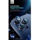 URR iPhone 15 Pro Max Sapphire PVDSS Kamera Lens Koruyucu - Gümüş URR iPhone 15 Pro Max Sapphire PVDSS Kamera Lens Koruyucu - Gümüş