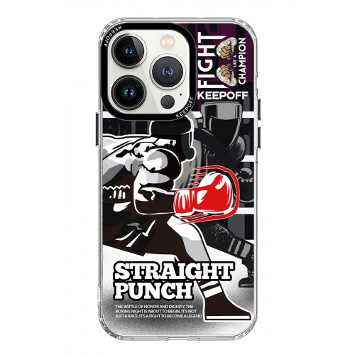 Keep Off iPhone 15 Pro Max Arena Fighting Magsafe Kapak - Duel Keep Off iPhone 15 Pro Max Arena Fighting Magsafe Kapak - Duel