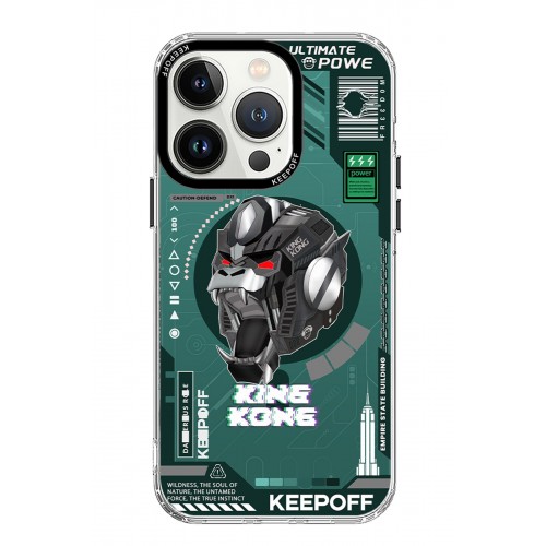 Keep Off iPhone 15 Pro Max DNA Magsafe Kapak - King Kong Keep Off iPhone 15 Pro Max DNA Magsafe Kapak - King Kong