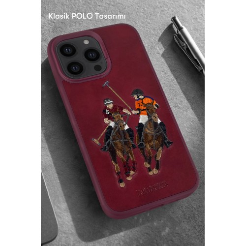 Santa Barbara Polo Racquet Club iPhone 14 Jockey Deri Kapak - Siyah Santa Barbara Polo Racquet Club iPhone 14 Jockey Deri Kapak - Siyah