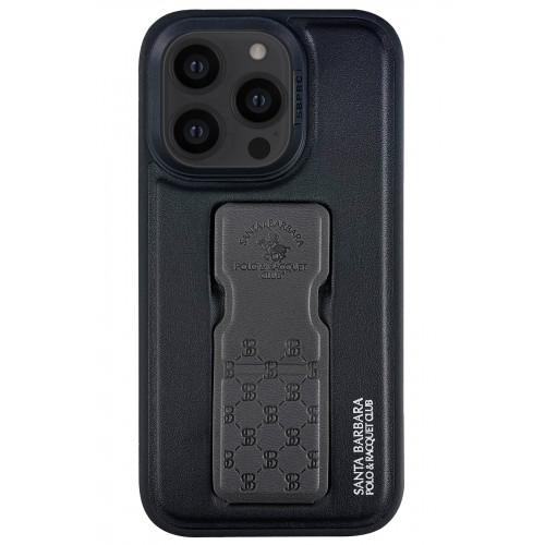 Santa Barbara Polo Racquet Club iPhone 14 Pro Parker Stand Kapak - Gri