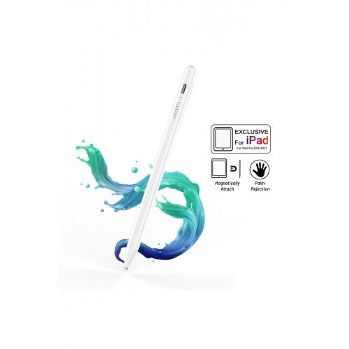 Earldom P4 iPad İçin Dokunmatik Stylus Kalem - Beyaz Earldom P4 iPad İçin Dokunmatik Stylus Kalem - Beyaz