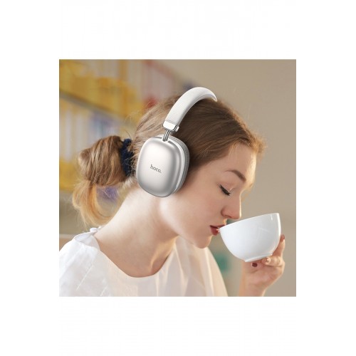 Hoco W35 Kablosuz Bluetooth Kafaüstü Kulaklık - Gümüş Hoco W35 Kablosuz Bluetooth Kafaüstü Kulaklık - Gümüş