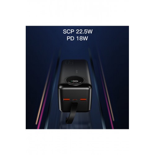 Yesido YP42 30.000 mAh Dijital Göstergeli USB3.0 PD Hızlı Şarj Powerbank - Siyah Yesido YP42 30.000 mAh Dijital Göstergeli USB3.0 PD Hızlı Şarj Powerbank - Siyah