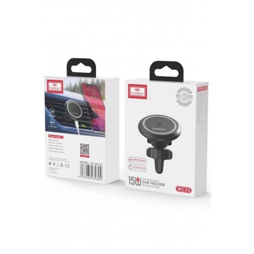 Earldom WC33 Ayarlanabilir Magsafe Araç Tutucu - Siyah Earldom WC33 Ayarlanabilir Magsafe Araç Tutucu - Siyah