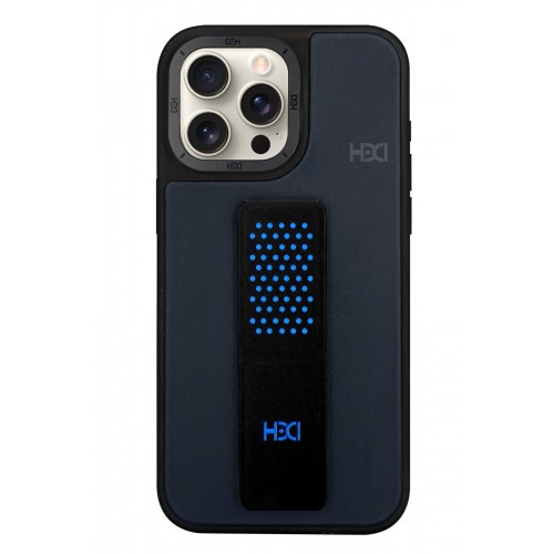 HDD iPhone 15 Pro HBC-239 Colombo Standlı Kapak - Siyah HDD iPhone 15 Pro HBC-239 Colombo Standlı Kapak - Siyah