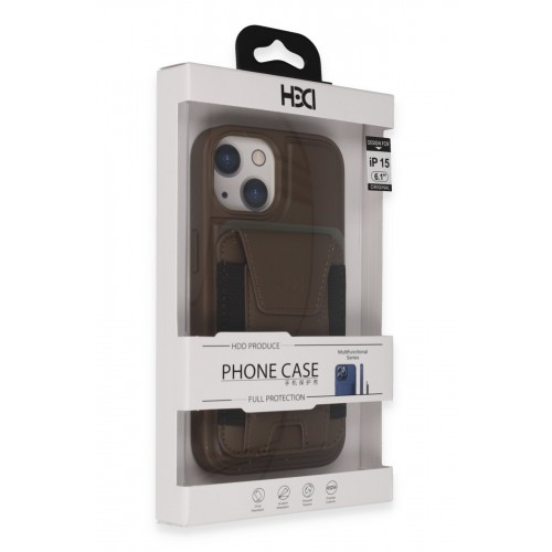 HDD iPhone 15 HBC-228 Havana Magnet Kartvizitli Kapak - Titan Gri HDD iPhone 15 HBC-228 Havana Magnet Kartvizitli Kapak - Titan Gri