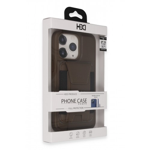 HDD iPhone 15 Pro HBC-228 Havana Magnet Kartvizitli Kapak - Titan Gri HDD iPhone 15 Pro HBC-228 Havana Magnet Kartvizitli Kapak - Titan Gri