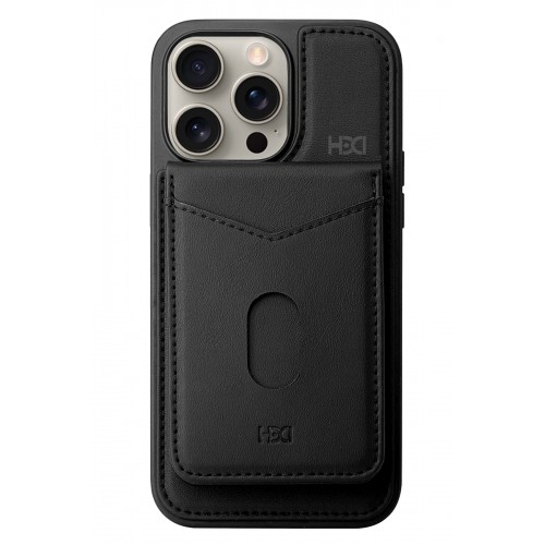 HDD iPhone 15 Pro Max HBC-246 Ottawa Magnet Kartvizitli Standlı Kapak - Siyah HDD iPhone 15 Pro Max HBC-246 Ottawa Magnet Kartvizitli Standlı Kapak - Siyah