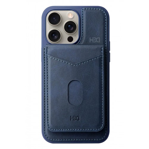 HDD iPhone 15 Pro Max HBC-246 Ottawa Magnet Kartvizitli Standlı Kapak - Lacivert HDD iPhone 15 Pro Max HBC-246 Ottawa Magnet Kartvizitli Standlı Kapak - Lacivert